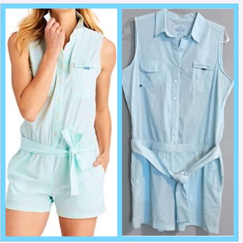 VINEYARD VINES | 12 | Seersucker Romper | NWT
